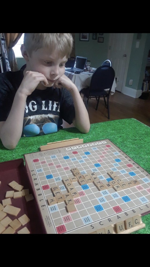 So glad to see one of our Wildcat families relaxing and enjoying extra word work this evening! ;) Let me know who wins Joey! <a href="/Hamilton_CW/">Crawford Woods Elementary</a> <a href="/Hamilton_CSD/">Hamilton City School District</a>