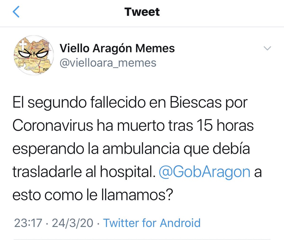 pzbaldetena's tweet photo. Sería bueno que el @GobAragon diera alguna explicación de estas graves denuncias https://t.co/NJU2yXGgA6