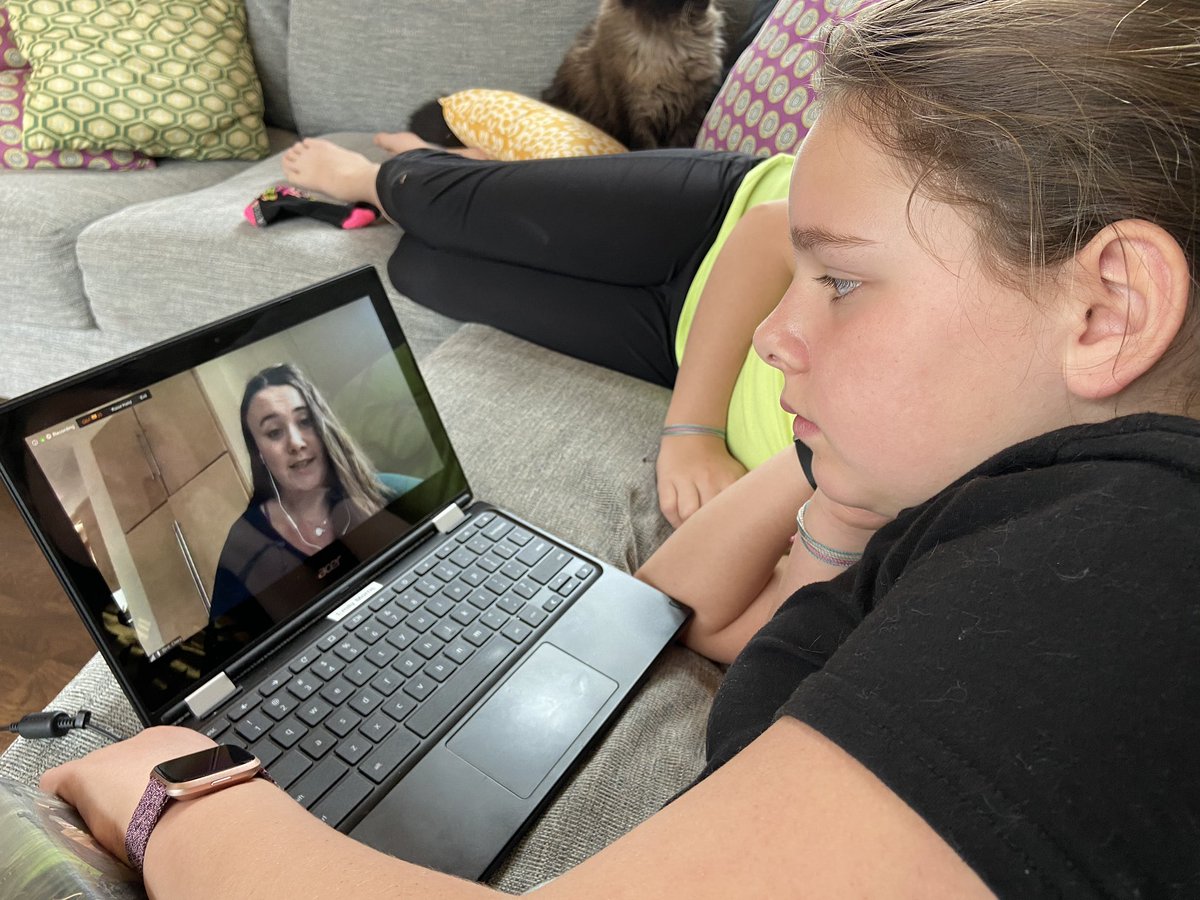 emm_1980's tweet photo. Participated in Skype a Scientist from our couch this morning and learned about gray wales. Miss doing this with a library full of @SpartaMiddle students, but it’s cool that @skypeascientist is offering sessions for families while we’re homeschooling! https://t.co/dkd9CTT2sw
