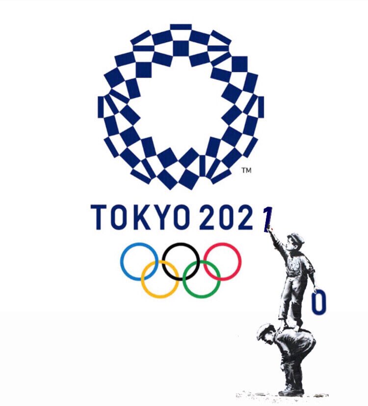 Tsuru Fc東京ストロングマシン2号 Twitterren 東京オリンピックのロゴやポスターってまた作り直すのか 全部無駄にするのはもったいないし バンクシーとコラボしてこの子供の画像だけステッカーにして今あるポスターに貼るとかで良くね W ﾟ ﾟ ﾌﾞﾊｯ 東京