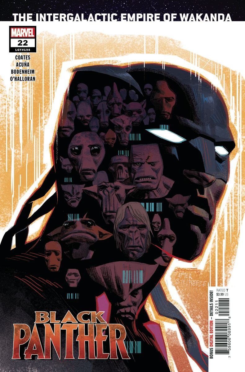 This Week in Cosmic Marvel

Black Panther 22

W: Ta-Nehisi Coats
A/CA: Daniel Acuna
Price: $4

If discussing spoilers please use #BlackPanther #CosmicSpoilers #MarvelCosmic #NCBD