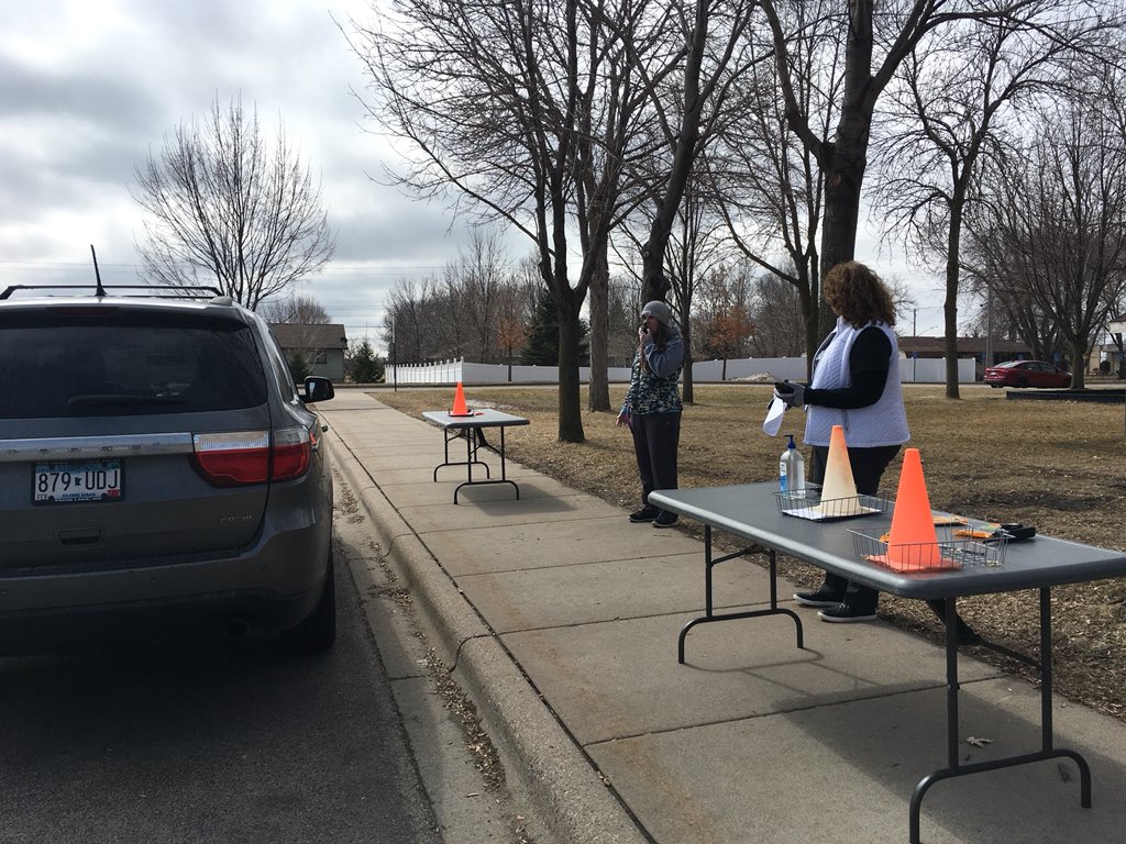 Thank you amazing WW staff for delivering iPads curbside!