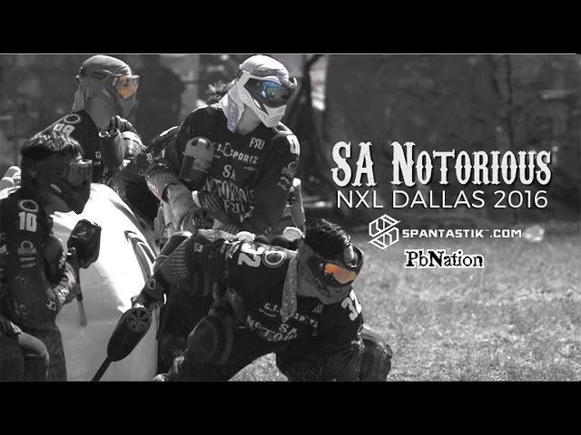 SA Notorious at NXL Dallas Paintball Tournament 2016 | Spantastik™ pqz.me/K2Ifz