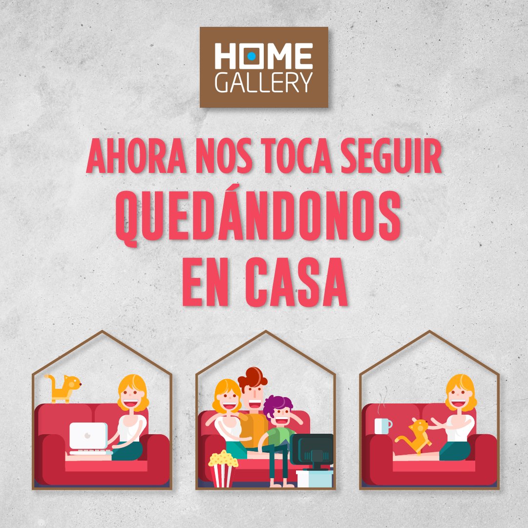 Confíamos en tu prudencia. Gracias por cuidarte y cuidarnos a todos 🥰🙌🏠 #QuédateEnCasa #HomeGallery