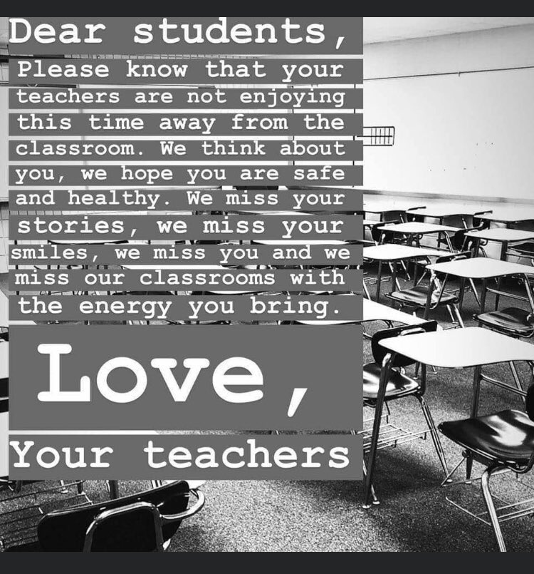 Missing my students!