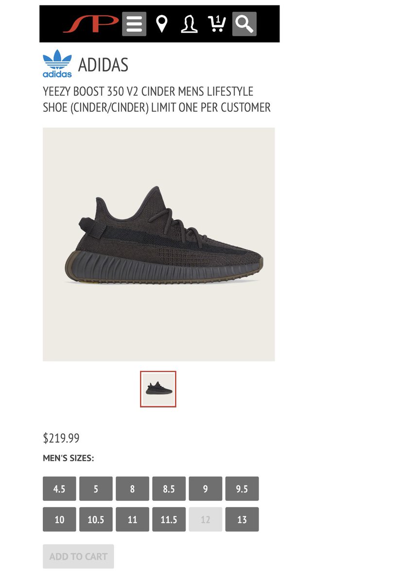 yeezy cinder restock