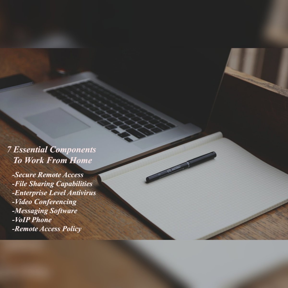 digi360inc's tweet photo. 7 essential components to successfully deploy your #remote #workforce  

1. Secure Remote Access
2. File Sharing Capabilities
3. Enterprise Level Antivirus
4. Video Conferencing
5. Messaging Software
6. VoIP Phone
7. Remote Access Policy 

For assistance email: inquiry@selarom.us https://t.co/cVxmYNSI8x