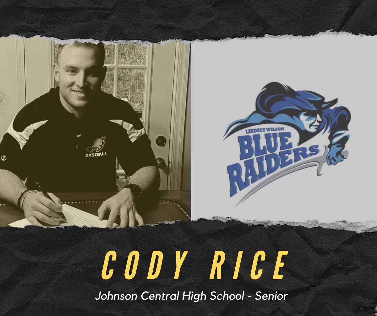 JCAthletics_'s tweet image. Senior Baseballer Cody Rice signed his National Letter of Intent today with Lindsay Wilson College! Congratulations, Cody!