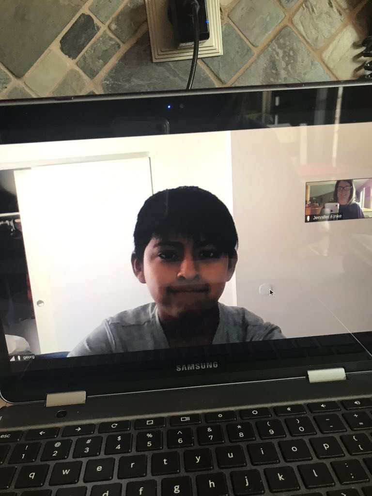 Today, this fine student and I problem solved how to log onto google classroom on his home computer. Thanks @zoom for making this possible! Let the remote learning begin! :) <a href="/Hamilton_CSD/">Hamilton City School District</a> <a href="/Hamilton_CW/">Crawford Woods Elementary</a>
