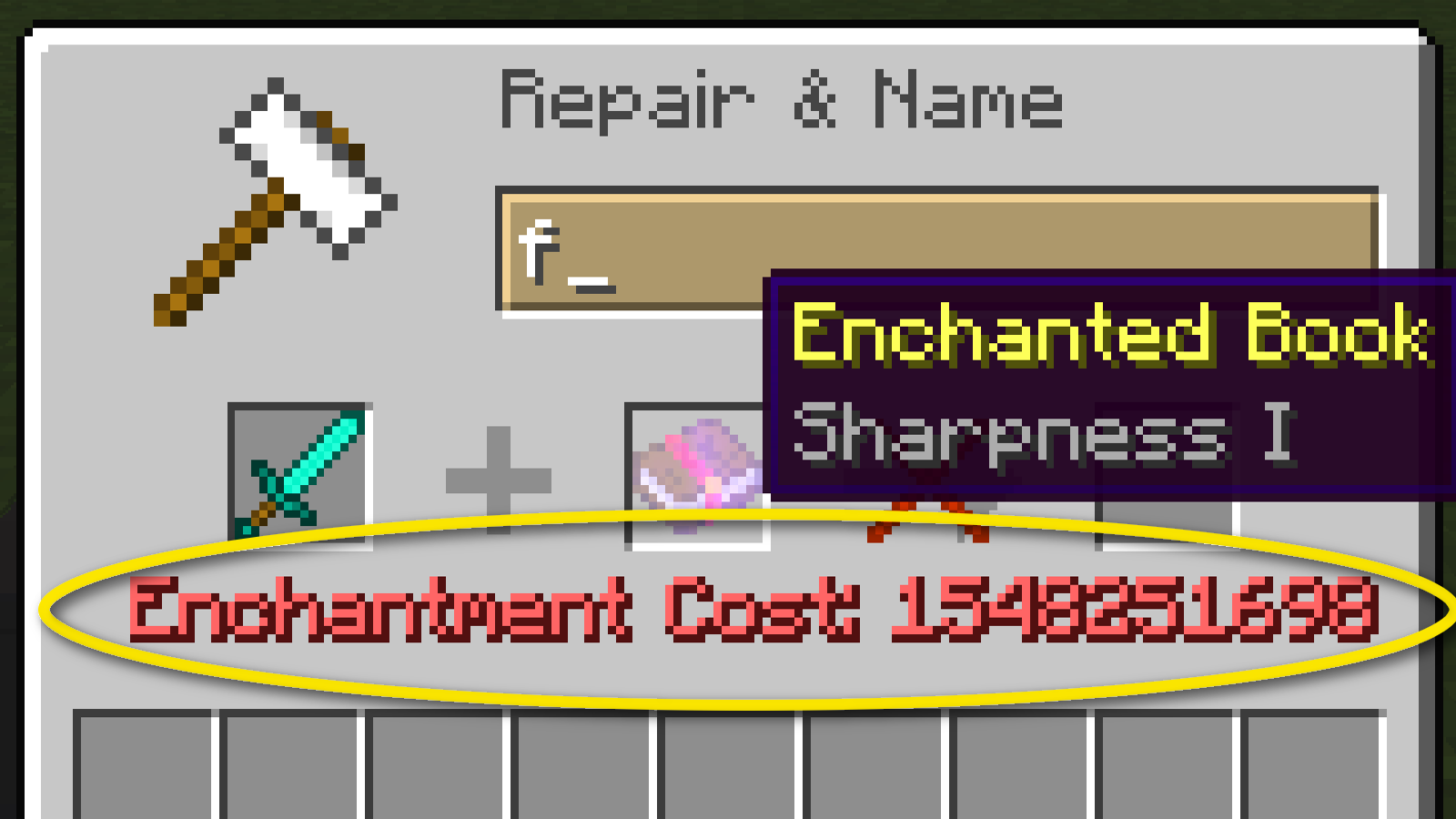 Phoenixsc Hamish On Twitter I Made Anvils Really Unfair In Minecraft Https T Co Kuczaa5h7r Https T Co F26abqom1a Twitter