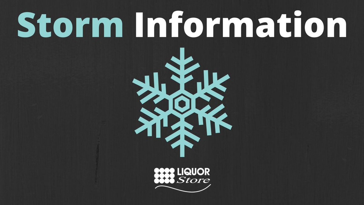 Nlc Storm Information From Nlc Liquor Store On Twitter
