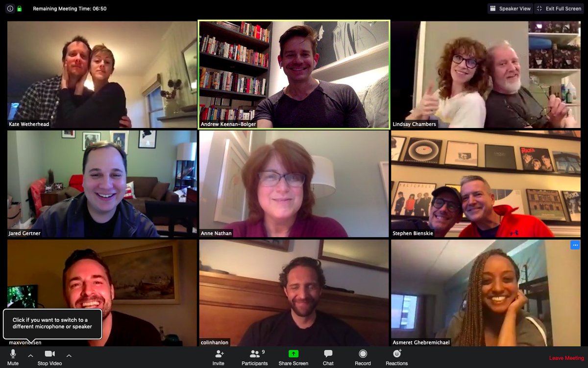 This @submissionsonly ZOOM hangout was the most I’ve smiled in weeks! So amazing to see all of these faces. #SubmissionsOnlyForever #RandallMoody