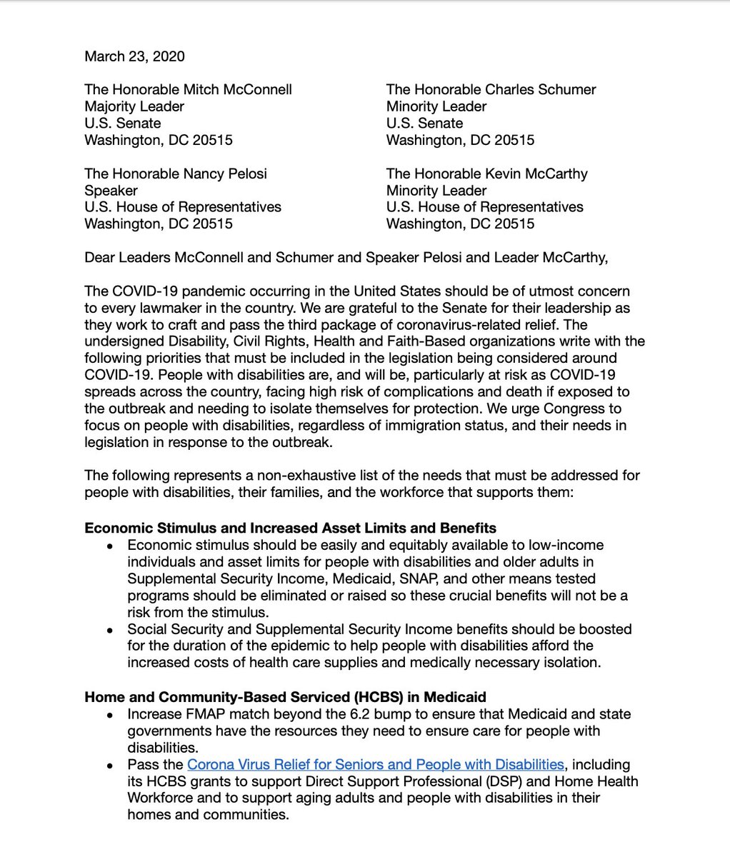 Screenshot of page 1 of the letter. The full text is available at the link in the original tweet.