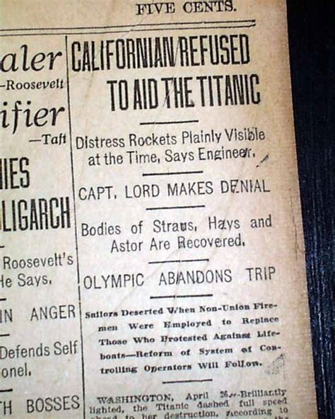 set into the mid Atlantic with no passengers or cargo on "sudden orders", except did have 3000 sweaters and blankets, exactly what you need to turn a ship into a glorified lifeboat, (Foreknowledge).The Californian sailed full speed across the Atlantic..