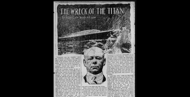 In an old rail way shed. Why where "mug shots" taken of the surviving crew? How many actual post cards of that time show the "actual" Titanic? Or was it the Olympic?In 1889 Morgan Robinson wrote "The wreck of the titan"..14 years later this fictional book..