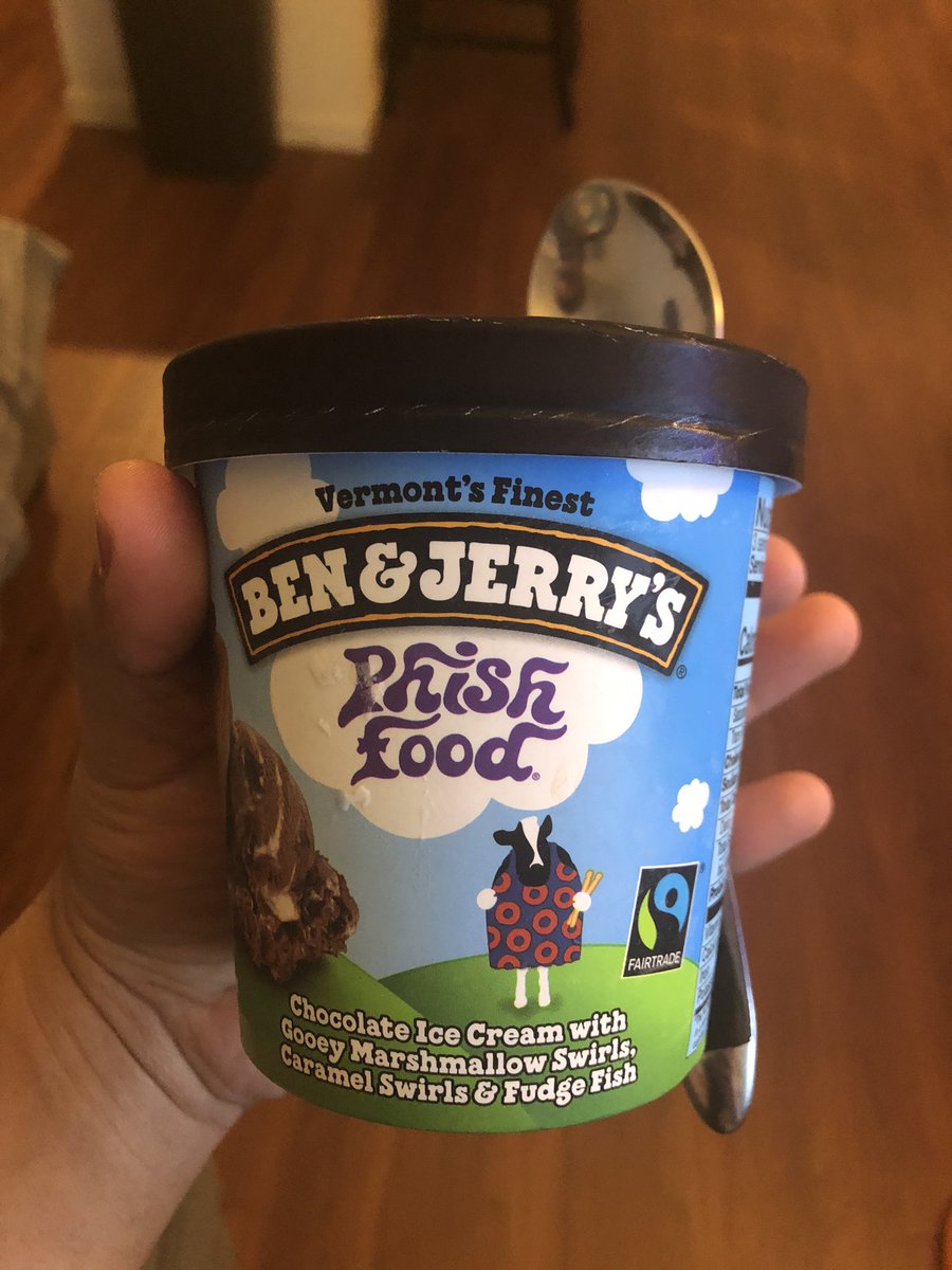 Pandemics are better with Ben & Jerry’s Ice Cream. My grocery store didn’t have toilet paper but they had Phish Food 