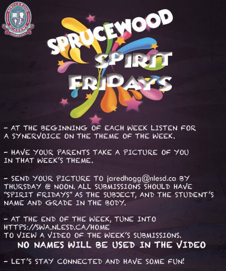 Let’s stay connected and have fun!  Read below to learn more!  Can’t wait to see our first video on Friday 😊