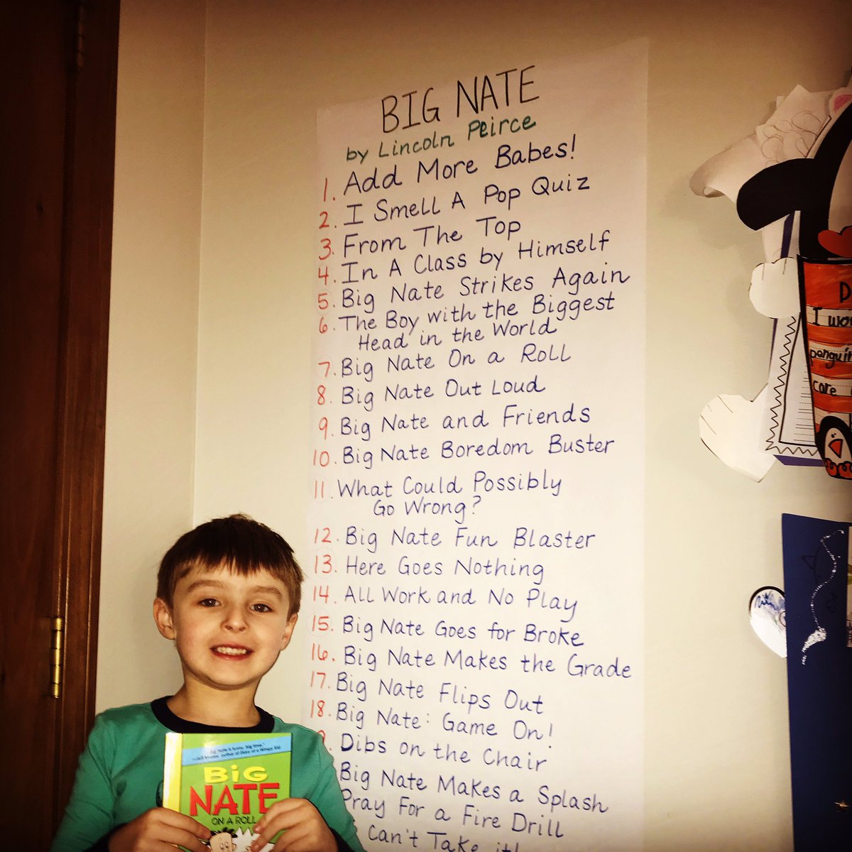 PopovichSarah's tweet image. @LincolnPeirce  I set a goal to read all your books during Covid19. #libraryisclosed #pleasesendbooks