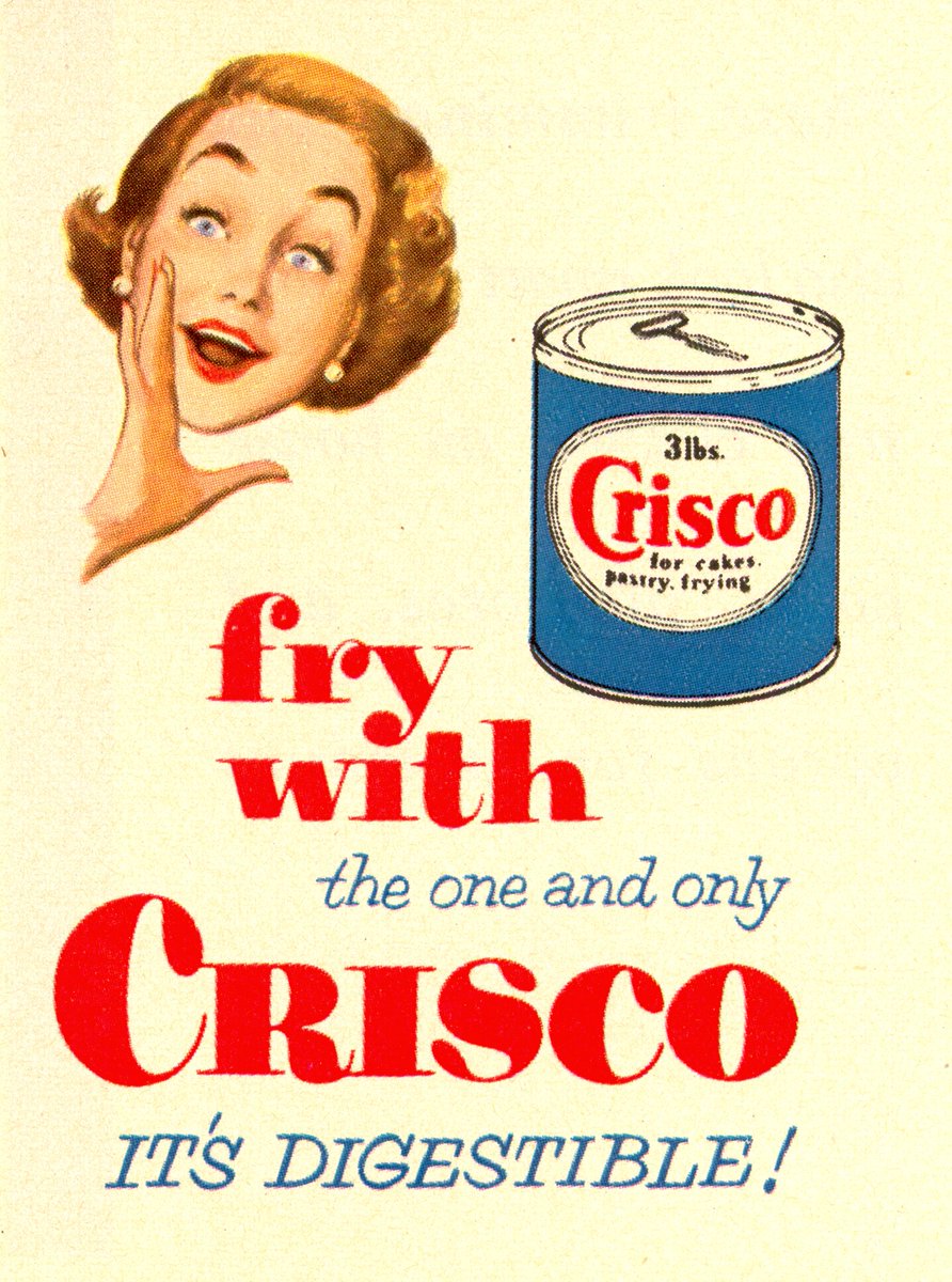 Did you know that  @Smuckers, the jam company, makes Crisco? That's probably why Crisco is so very *checks notes* digestible!