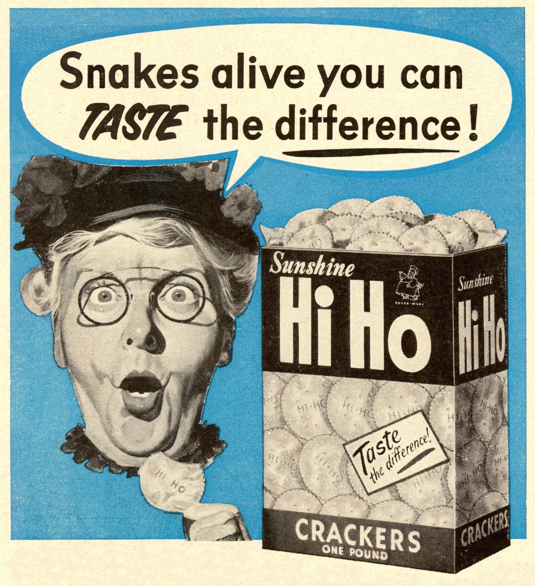 Speaking of delicious jam, now I want delicious jam on  @KeeblerElves's good old-fashioned Hi Ho crackers! You can really *checks notes* taste the difference live snakes make!No, wait....