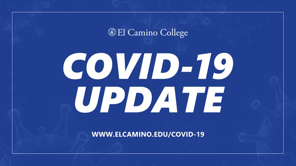 elcaminocollege's tweet photo. El Camino College was informed today that a member of the campus community has tested positive for COVID-19. This individual did not require hospitalization and is recovering at home in self-isolation. Details: https://t.co/1NjYW2TM0I https://t.co/OHf0dxTJ2m