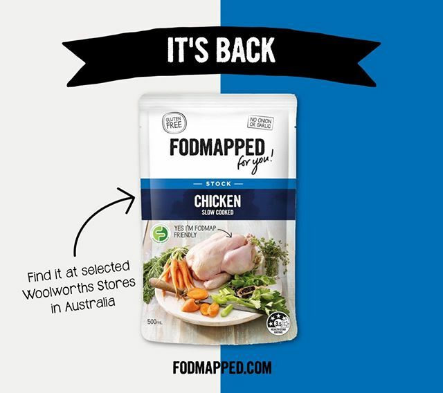 It’s back! We know you were devastated when FODMAPPED Chicken Stock disappeared from stores last year so we’ve brought it back! This lovely product is now available at selected Woolworths Stores in Australia.⁣
.⁣
#itsback #lowfodmap #chickenstock #di… ift.tt/3ahiR2H