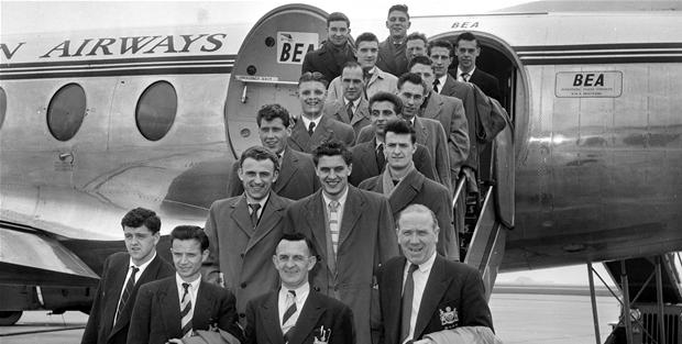 Busby years (1945- 1969) MU Domination.Busby led the team to 2nd place league finishes in 1947, 1948 and 1949, and to FA Cup victory in 1948. In 1952, the club won the First Division, its first league title for 41 years. They then won back-to-back league titles in 1956 and 1957.