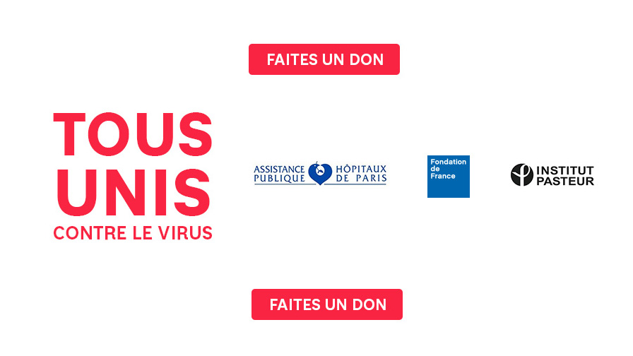 Département de l'Hérault (@heraultinfos) on Twitter photo #CORONAVIRUS : #TOUSUNISCONTRELEVIRUS
💸Face à l’ampleur des besoins <a href="/Fondationfrance/">Fondation de France</a> <a href="/APHP/">Assistance Publique – Hôpitaux de Paris (AP-HP)</a> 💸<a href="/institutpasteur/">Institut Pasteur, since 1887</a> unissent leurs forces et lancent appel à la solidarité pour soutenir soignants chercheurs et aider les + vulnérables
ℹ️ Faire un don bit.ly/33I4rGa #CORONAVIRUS : #TOUSUNISCONTRELEVIRUS
💸Face à l’ampleur des besoins <a href="/Fondationfrance/">Fondation de France</a> <a href="/APHP/">Assistance Publique – Hôpitaux de Paris (AP-HP)</a> 💸<a href="/institutpasteur/">Institut Pasteur, since 1887</a> unissent leurs forces et lancent appel à la solidarité pour soutenir soignants chercheurs et aider les + vulnérables
ℹ️ Faire un don bit.ly/33I4rGa