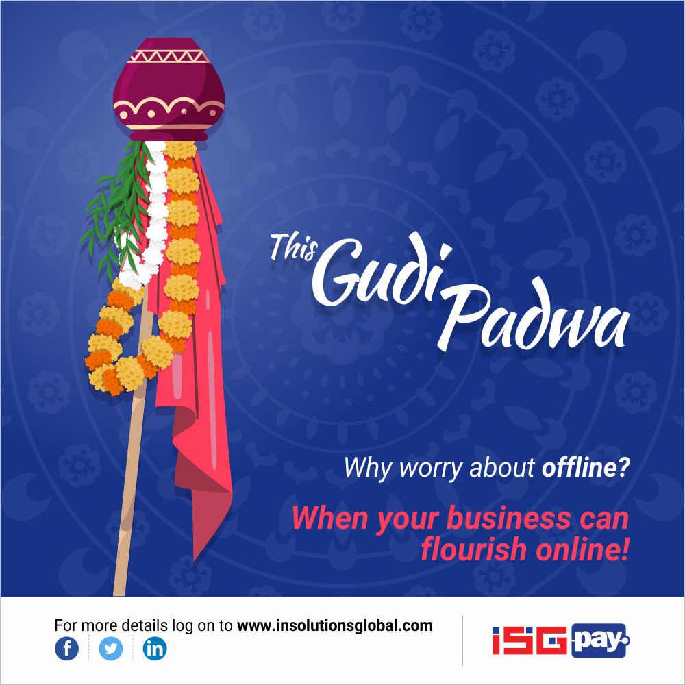 ISG_Payments's tweet photo. Happy gudi padwa &amp; ugadi!

Celebrate from your home!

#Gudipadwa2020 #Payments #21daysLockdown https://t.co/AVg0Q8XOHS