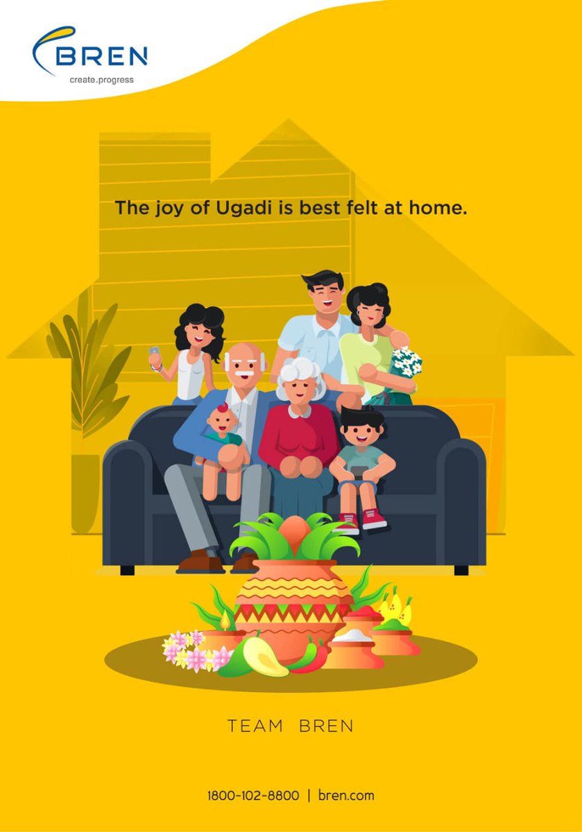 bren_corp's tweet photo. Wish you a very Happy Ugadi
#HappyUgadi https://t.co/em3T3cmzvc