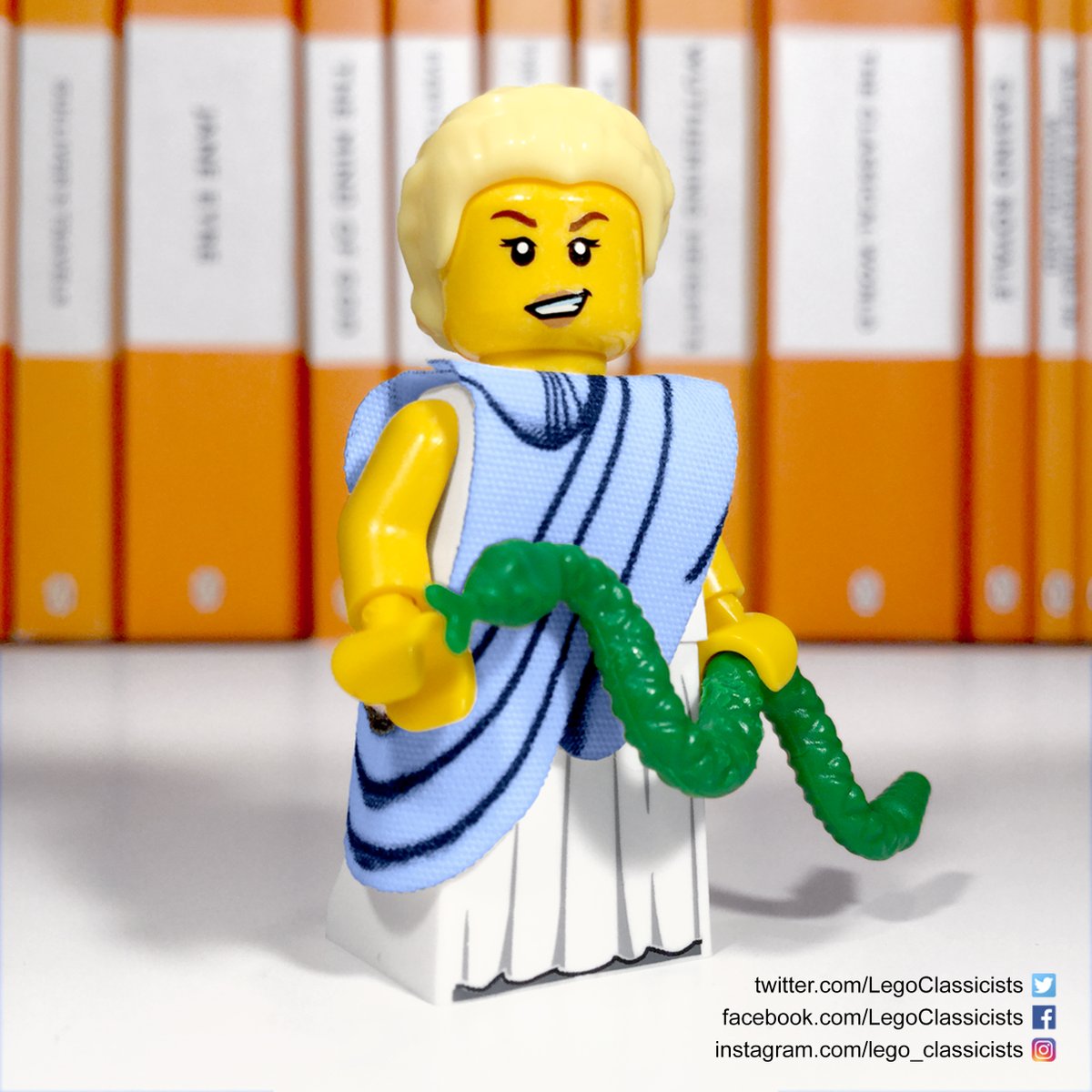 lego_classicists
Here is Lego Hygeia, ancient Greek goddess of health, cleanliness and hygiene. I have created her to look after us all during these difficult times of the #COVIDー19 virus.

May she bless us all with health, strength and resilience and keep us in good spirits!