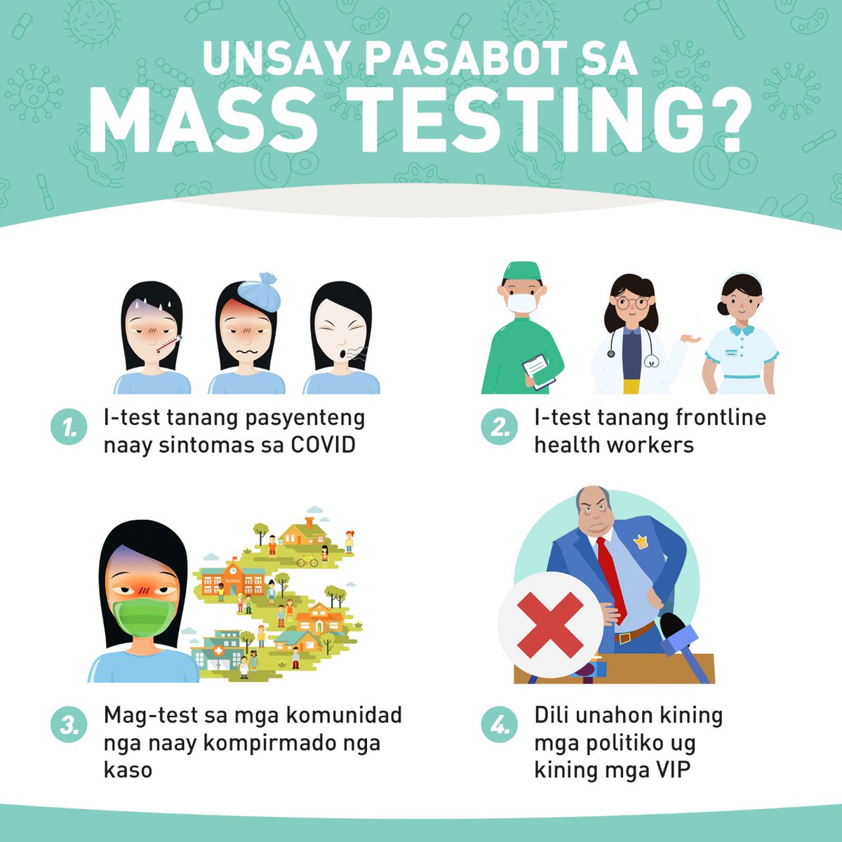 ChelDiokno's tweet photo. Mas maraming buhay tayong maililigtas kapag nabigyang pansin at napaglaanan ng pondo ito. #MassTestingPH https://t.co/YUJyk60wa1