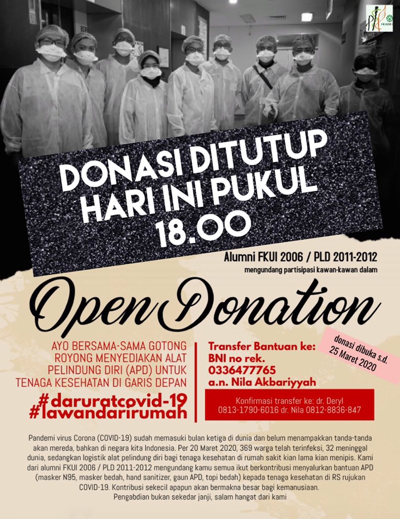 Masih ada 4 jam lagi sebelum ditutup. Ayo kawan-kawan.