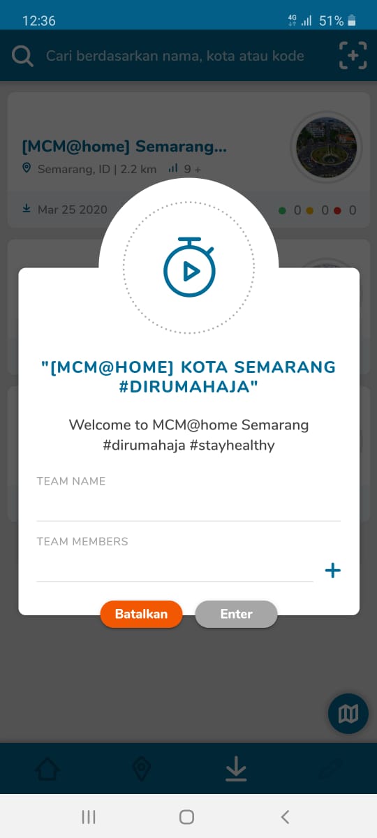 adinurcahyono's tweet image. The [MCM@home] Semarang is available. Use the #mathtrail code s66956 to join @MathCityMap Digital Classroom while you #stayathome! #dirumahaja! #stayhealthy! Teachers can join mathe.id/classroom @mathe_id for more information &amp;amp; online discussions about #MathCityMap Indonesia