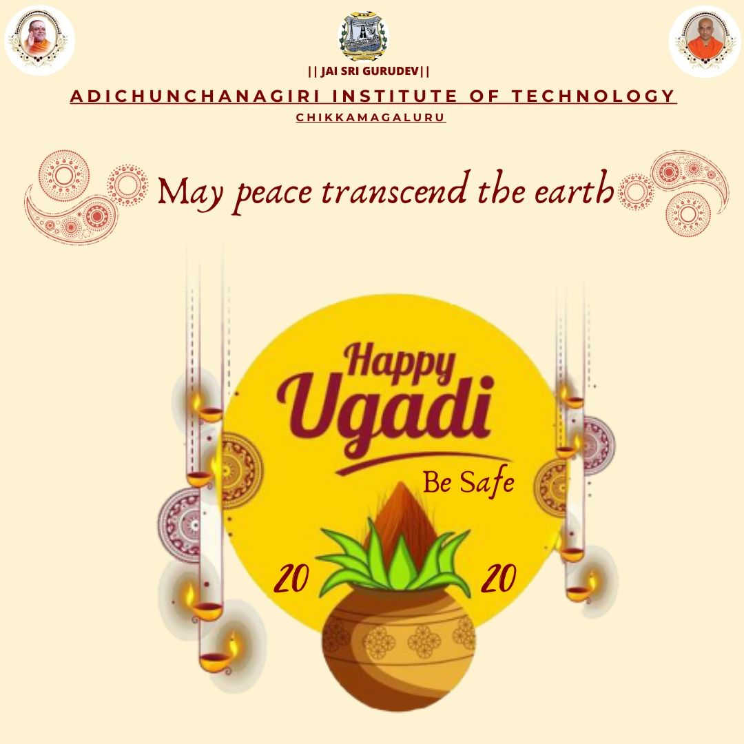 AITChikmagalur's tweet photo. || Jai Sri Gurudev ||
Happy Ugadi - Be Safe
#ait #chikkamagaluru #bgs #ugadi #pongal #besafe #stayhomestaysafe #bohagbihu #brahmotsavam #rajaprabha #hornbillfestival #chapacharkut #nongkrem #onam #baisakhi #mahashivaratri #janmashtami #goacarnival #bastardussehra #yoashang https://t.co/uHGPGlTvMt