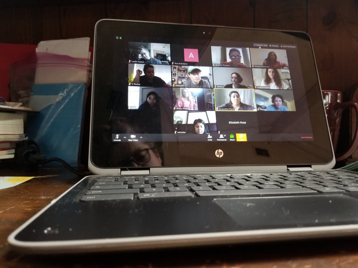2ndKeene's tweet photo. Team leader meeting on zoom. Love collaborating with these guys, even from afar! Team work makes the dream work! #celebratestark #starkprincipal #cfbmatterstome #togetherwecan https://t.co/0eprCnp018