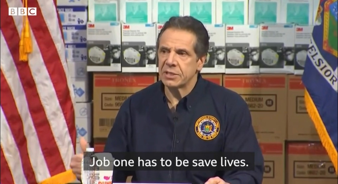 minqx's tweet photo. Job one has to be #savelives - #cuomo https://t.co/rH2zVAQw2d