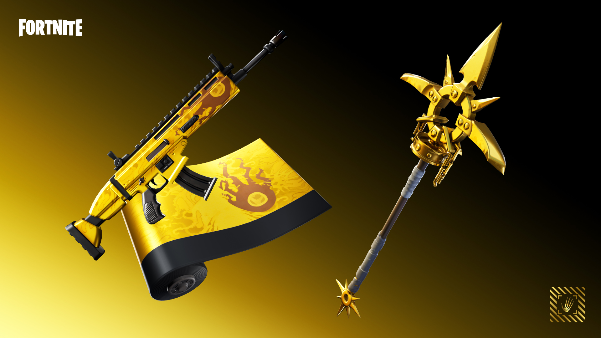 Twitter 上的fortnite King Oro Has Awoken And He Brings With Him A Set Of Challenges Complete Them To Have The Greed Wrap Golden Scepter Pickaxe And 400k Xp Bestowed Upon You There S