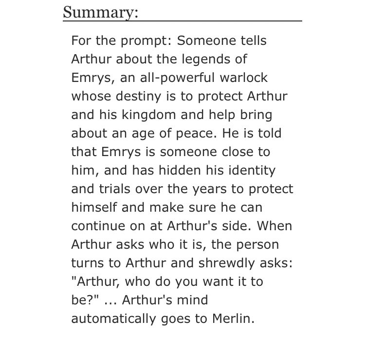 • Keep the Magic Secret by orphan_account  - merlin/arthur  - Rated E  - canon era, angst  - 73,580 words https://archiveofourown.org/works/3473420/chapters/7624862