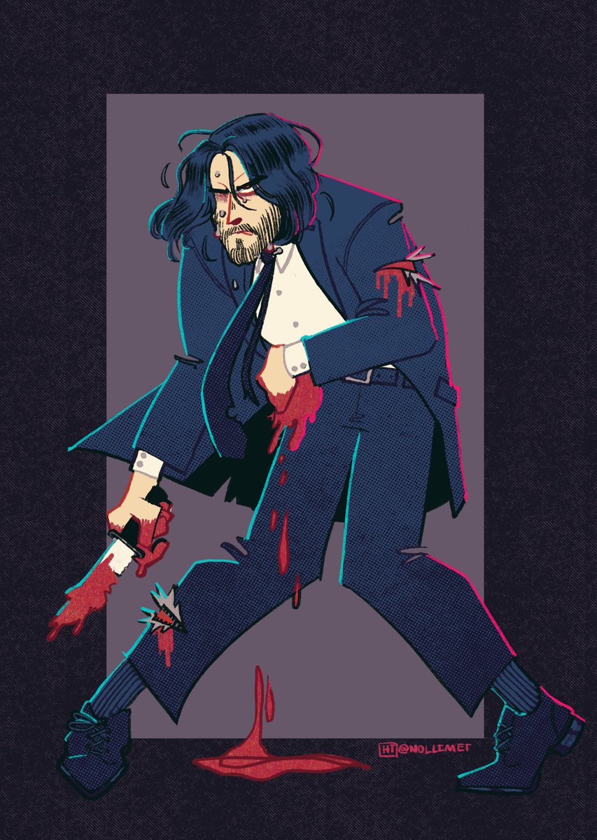 nollimet's tweet photo. John Wick’s very bad day #JohnWick #johnwickfanart https://t.co/woIRs3BZ42