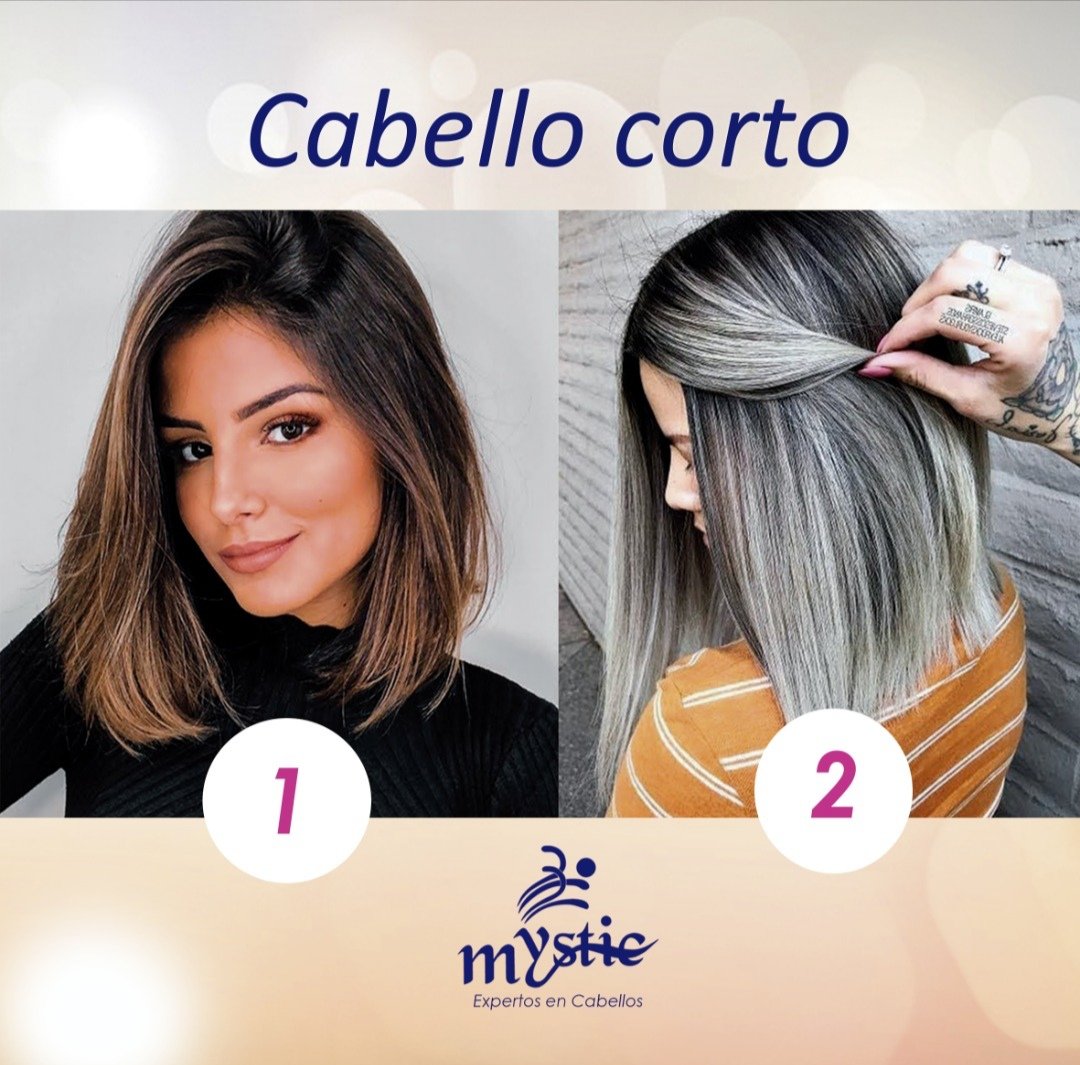 Mechas Platinadas En Cabello Corto