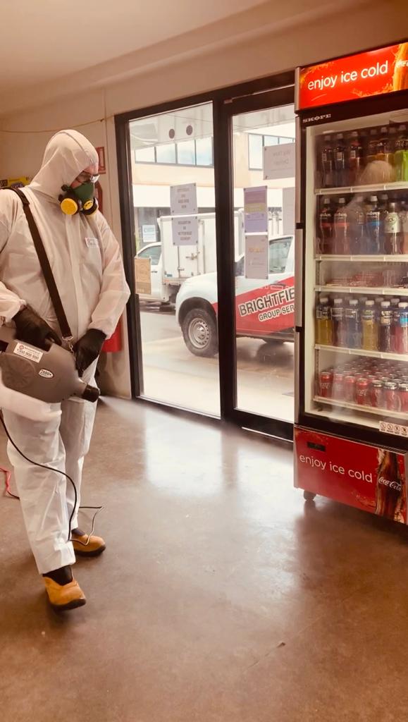 Brightfield_GS's tweet image. Our guys out today carrying out our specialised sanitising service for one of our clients. Do you want to keep your workplace safe and virus free? Call us now at BRIGHTFIELD on 1300 908 850 it's cheaper than you think