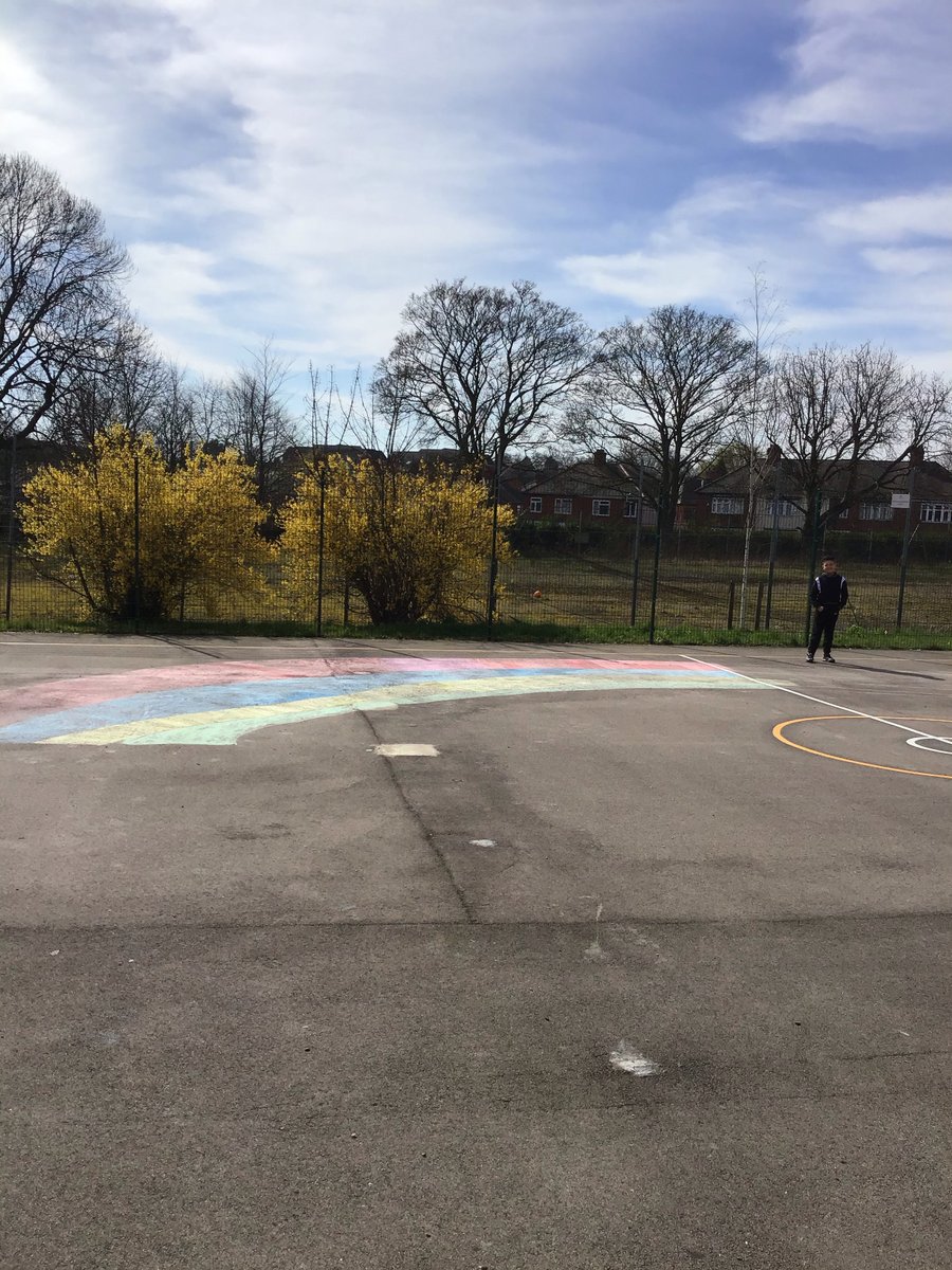 This is ours, chalked on the playground @wcc_schools #bestwarwickshire