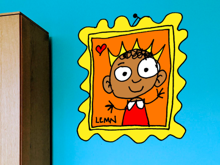 lemnsissay's tweet image. At last I can say it 
Out in the open air 
I am so happy I&apos;m here
&amp;amp; you&apos;re way over there 

(illustration by Sara McIntyre.)   @jabberworks