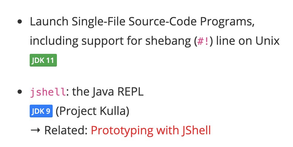JavaAtMicrosoft's tweet image. A categorized list of all #Java and #JVM features since #JDK 8 to 14

#OpenJDK

advancedweb.hu/a-categorized-…