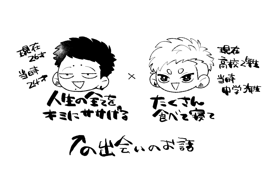 #創作BL 
攻めがころっと落ちる話 