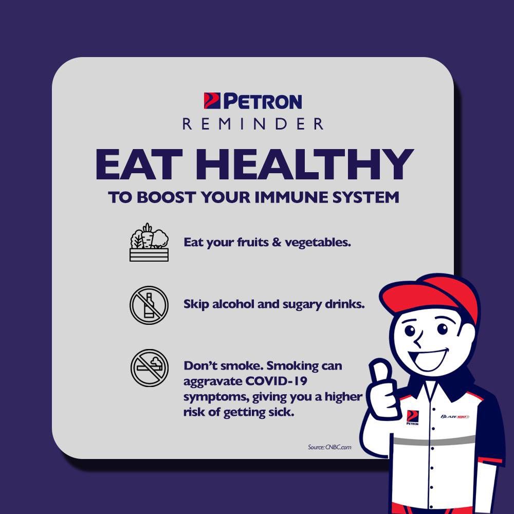 Petron_Corp's tweet photo. Now is the time to be mindful of how we take care of our bodies. So, take note!
#FuelHealth #FuelHope #FuelSuccess #KasabaySaLakbay https://t.co/AMvW30tHHs