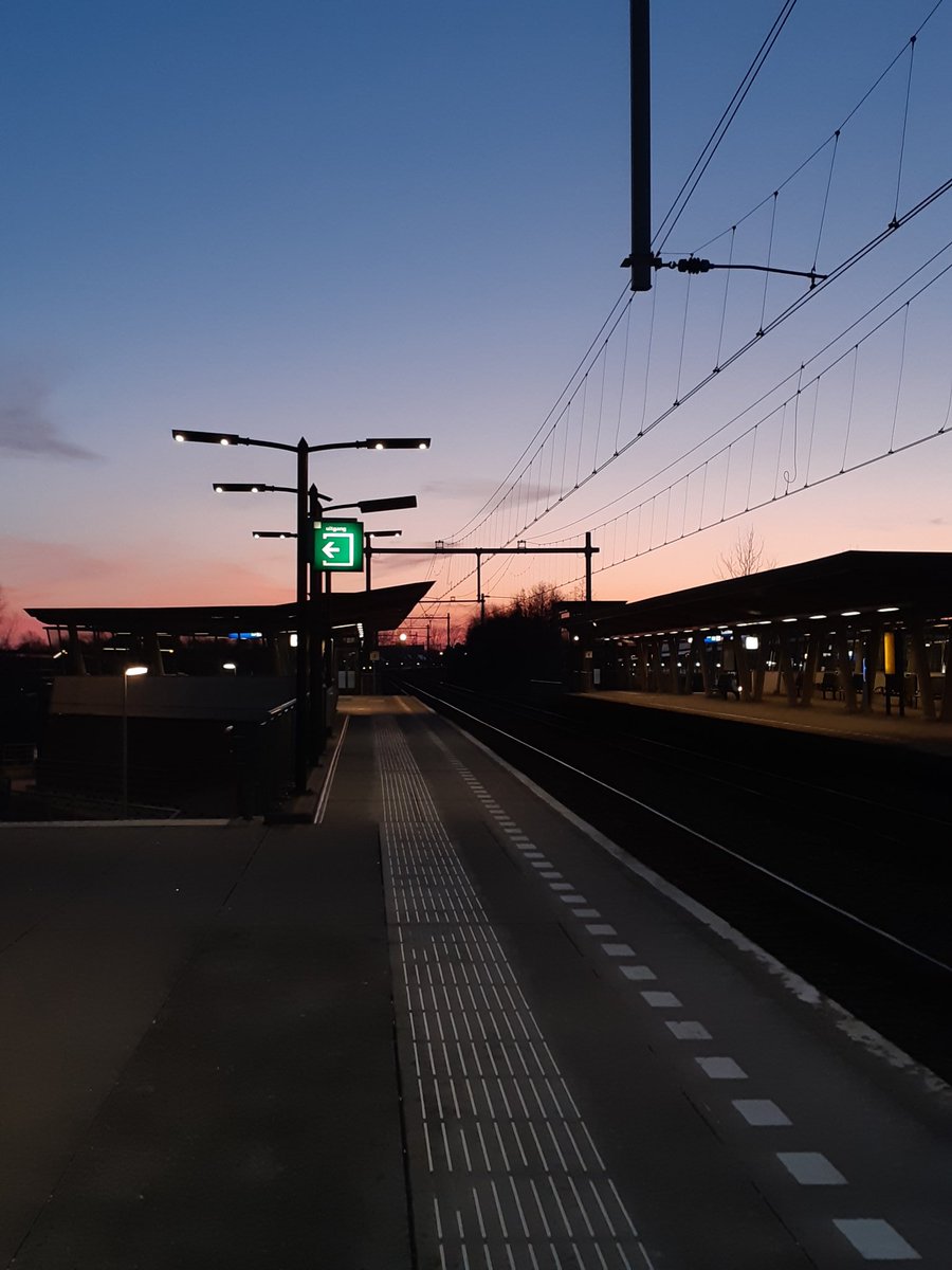 Geen mens en zelfs onze stationskat niet! #purmerend #weidevenne #ns