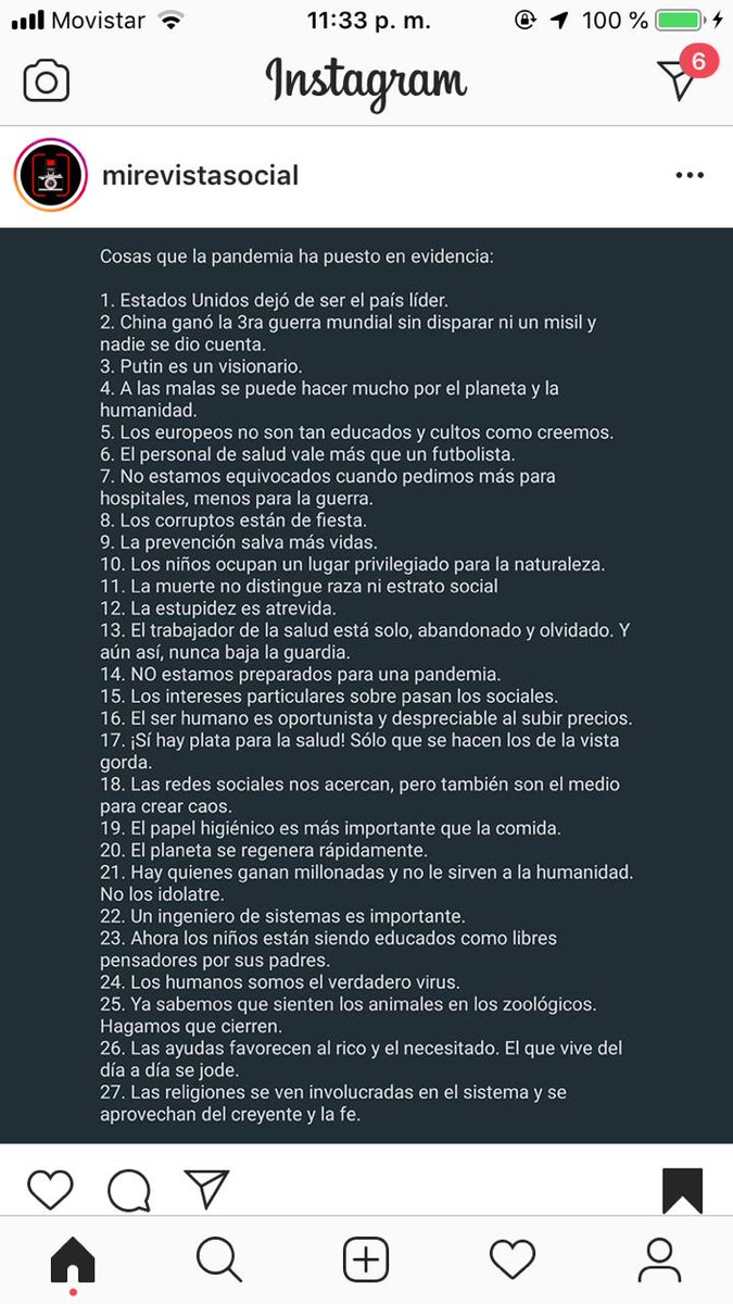 tomasin11's tweet image. El Covid_19 nos enseña