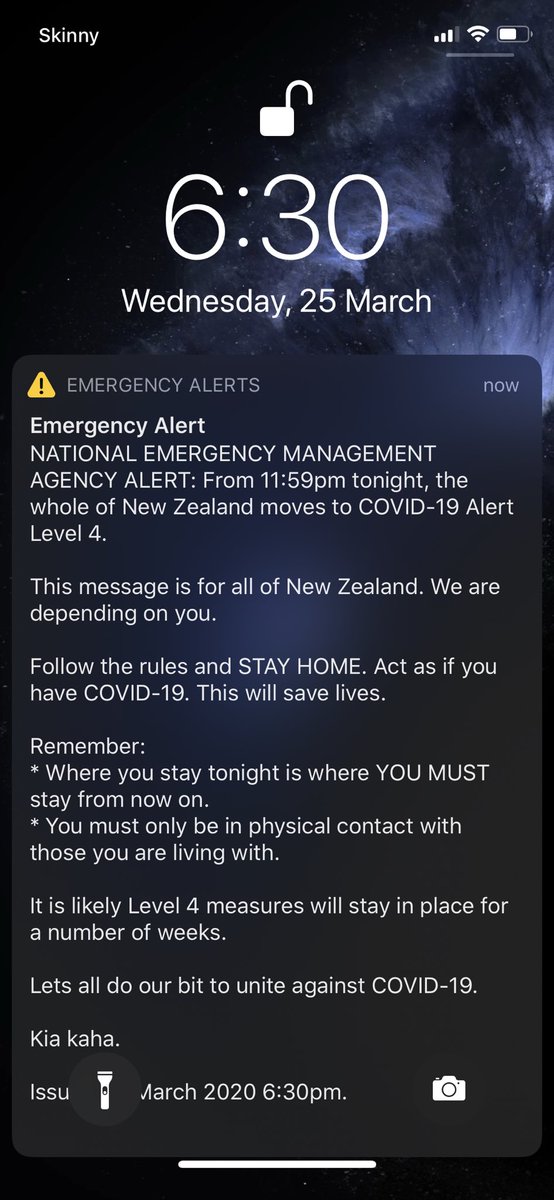 NZ, thank your for your clear messaging and strong leadership in difficult times. Kia kaha indeed #nzpol #coronavirus